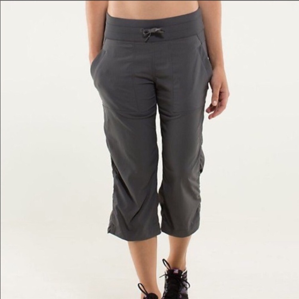 Lululemon Studio Crop Size 10 in grey